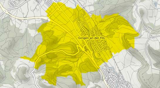 Immobilienpreisekarte Gingen an der Fils